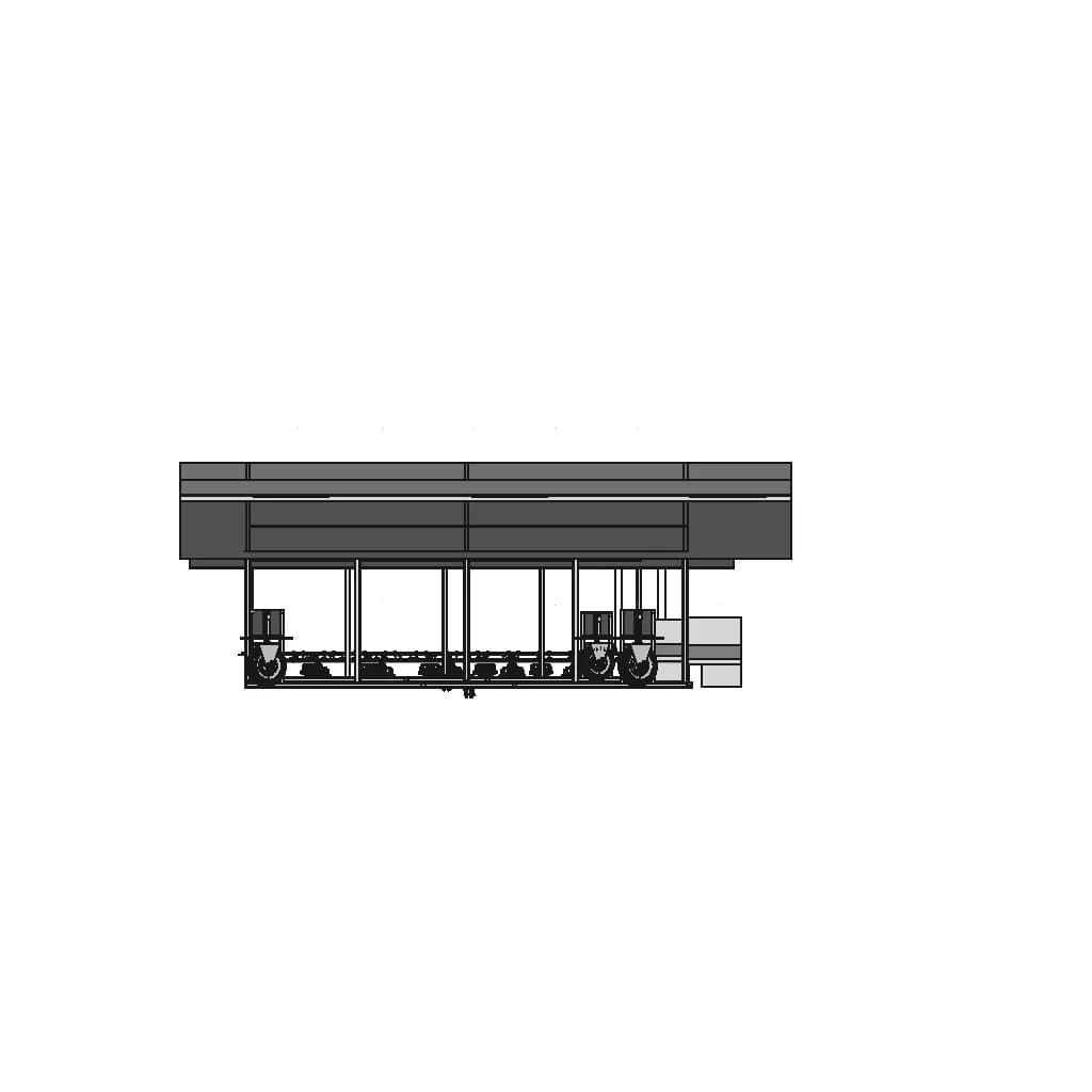Movable Poultry Cage System - Standard Mechanical Component_0_0_degree_snapshot