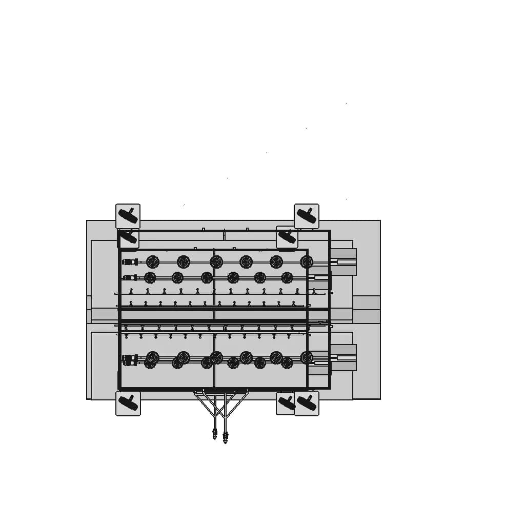 Movable Poultry Cage System - Standard Mechanical Component_90_0_degree_snapshot