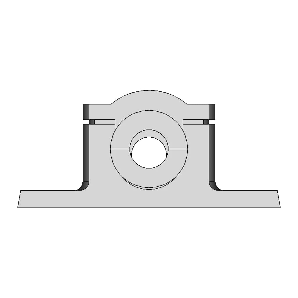 Plummer Block - Standard Mechanical Component_90_0_degree_snapshot