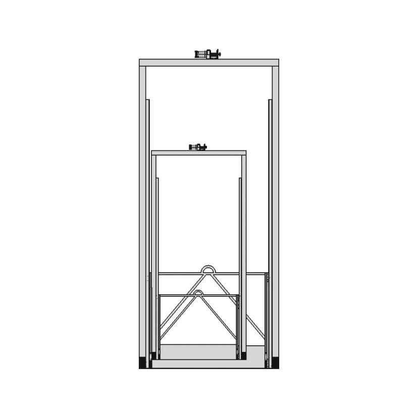 Motorbike Lifter For Garage Space Optimization - Downloadable CAD Representation