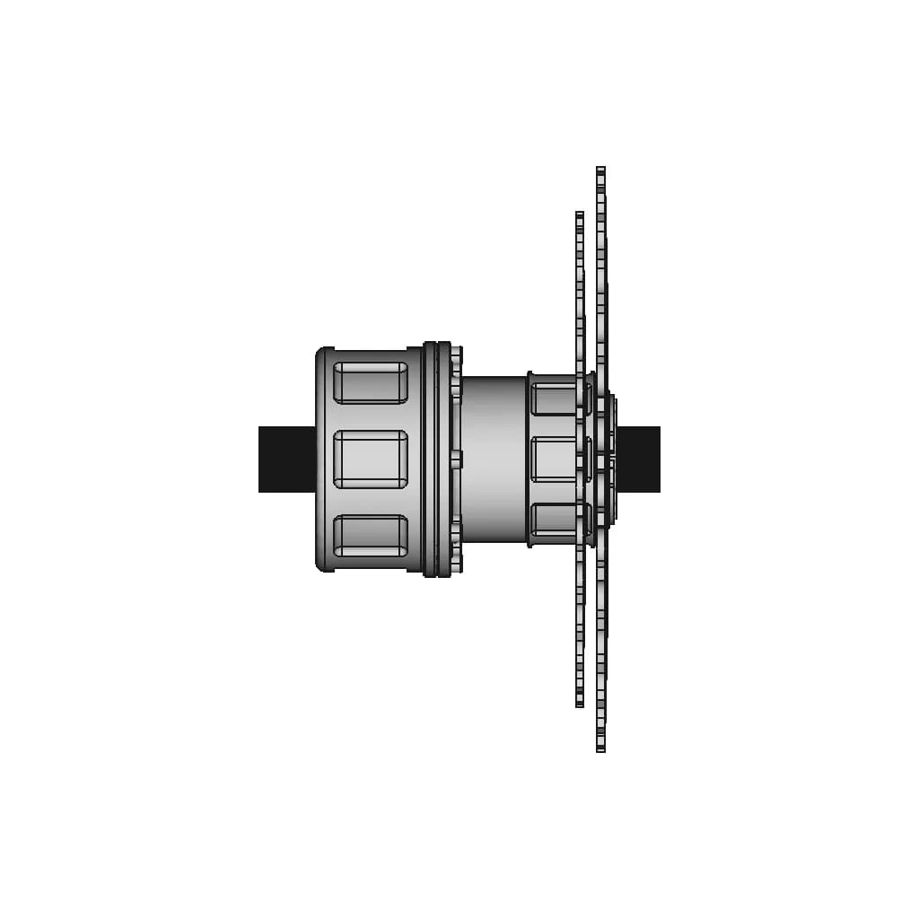 E-Bike Drivetrain With Flexspline Transmission | High-Quality CAD Model_0_0_degree_snapshot