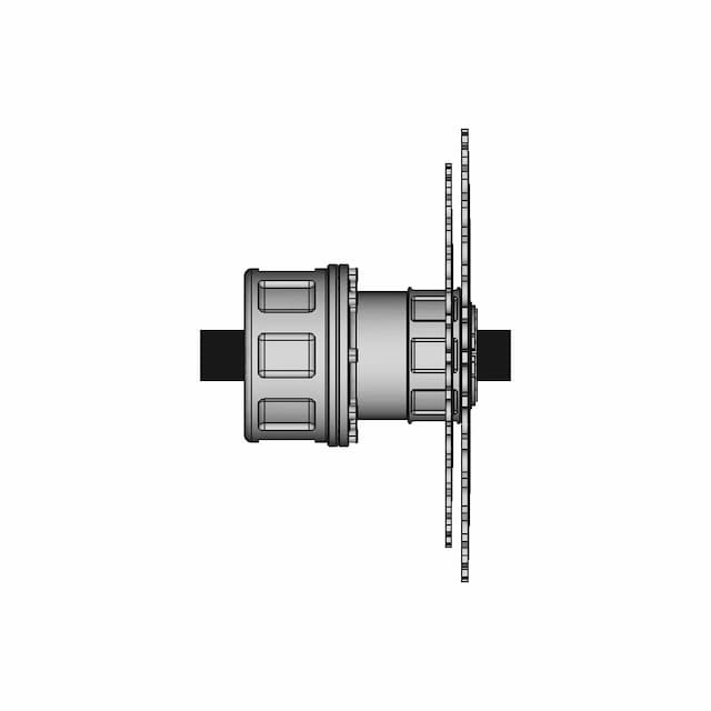 E-Bike Drivetrain With Flexspline Transmission | High-Quality CAD Model