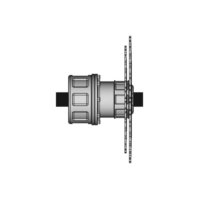 E-Bike Drivetrain With Flexspline Transmission | High-Quality CAD Model