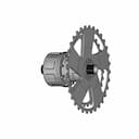 E-Bike Drivetrain With Flexspline Transmission | High-Quality CAD Model_60_30_degree_snapshot