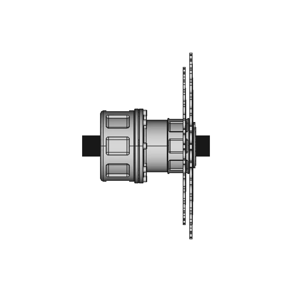 E-Bike Drivetrain With Flexspline Transmission | High-Quality CAD Model_90_0_degree_snapshot