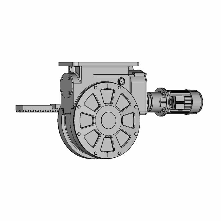 Industrial Bevel Gearbox | High-Quality CAD Model