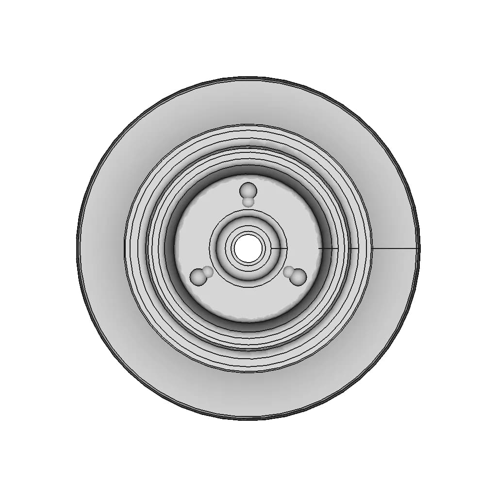 Wheel Emes Smr 150Х40 - Downloadable CAD Representation_0_270_degree_snapshot