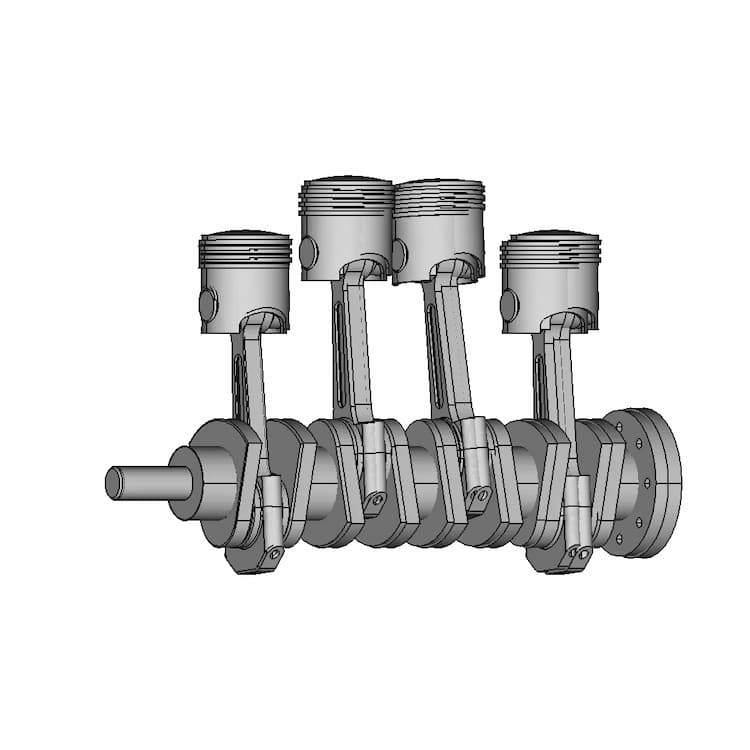 Piston Assembly - Downloadable CAD Representation