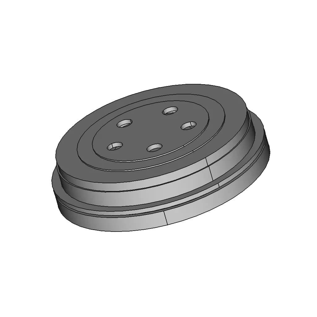 Car Drum Brake | High-Quality CAD Model_60_30_degree_snapshot