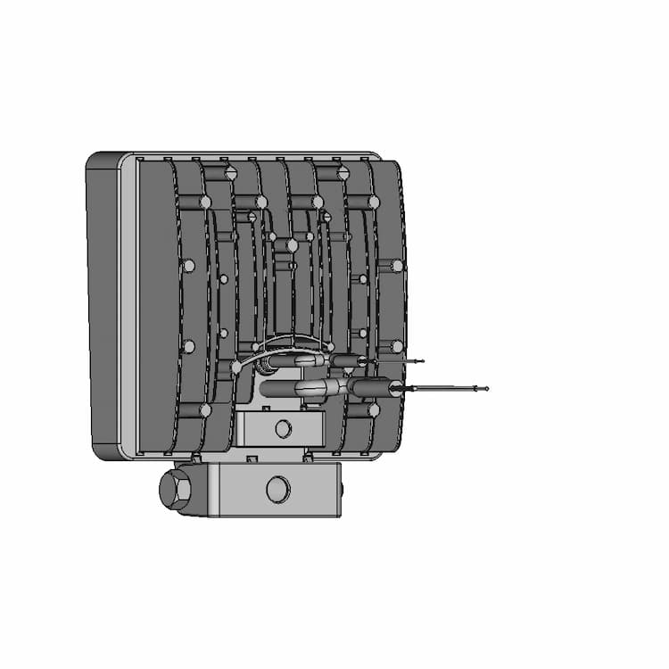 Лед Фара 48Вт Autoside As-48/Sq/F-3E (Led Floodlight) | 3D Engineering Design File