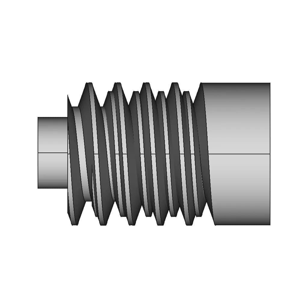 Worm Gear - Downloadable CAD Representation_0_90_degree_snapshot