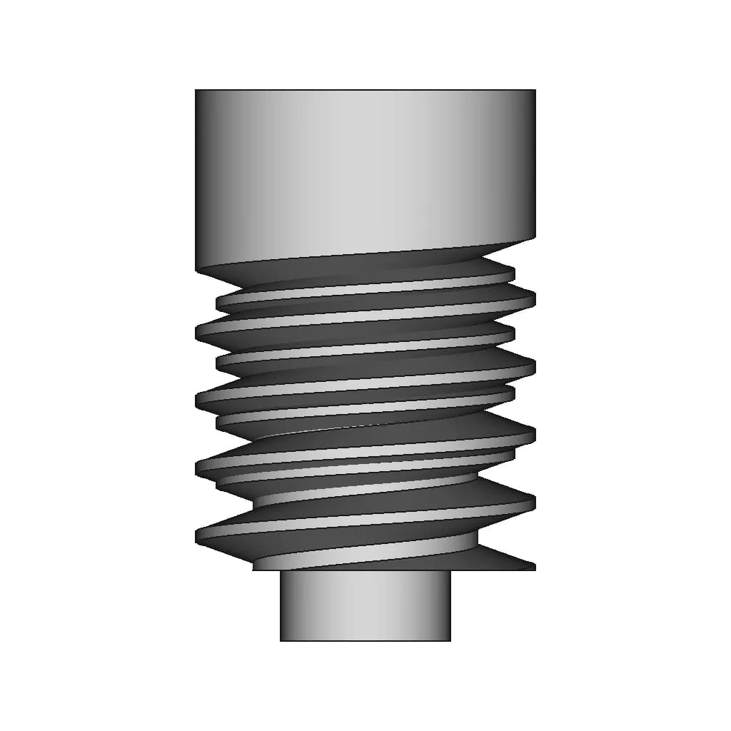 Worm Gear - Downloadable CAD Representation_270_0_degree_snapshot