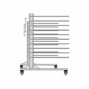 Glass Transport Trolley (One Side) - Standard Mechanical Component_0_0_degree_snapshot