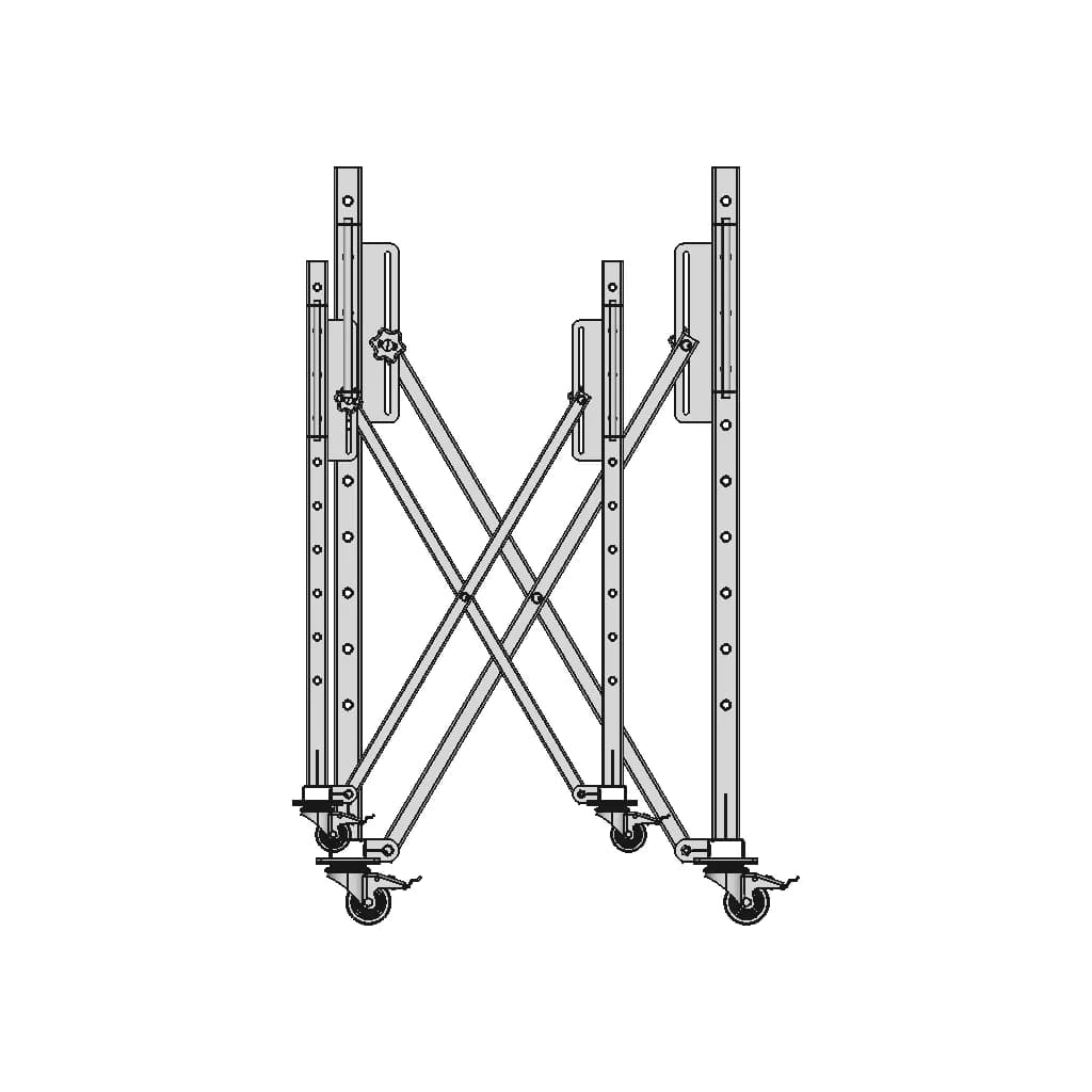 Glass Transport Trolley (One Side) - Standard Mechanical Component_0_270_degree_snapshot