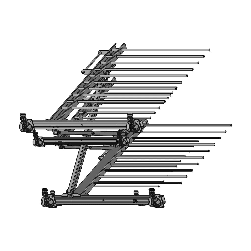 Glass Transport Trolley (One Side) - Standard Mechanical Component_60_30_degree_snapshot