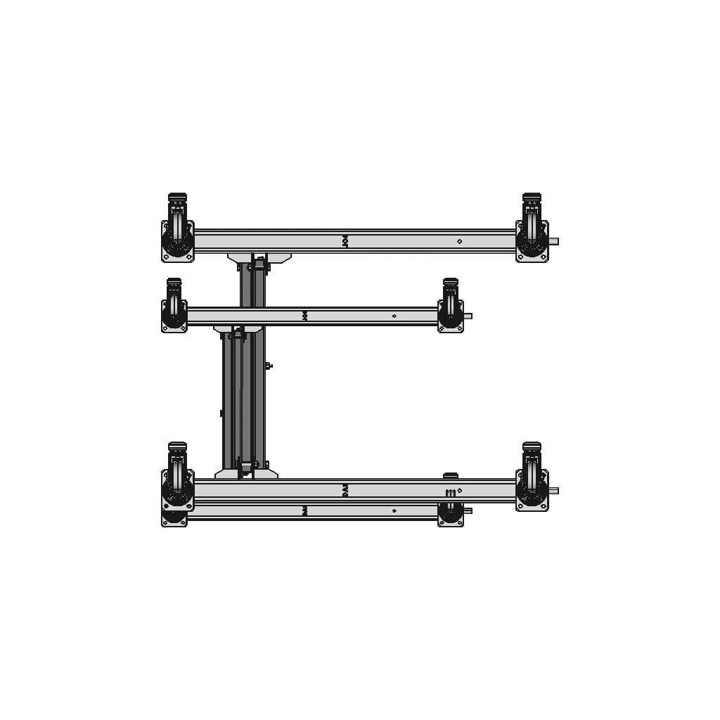 Glass Transport Trolley (One Side) - Standard Mechanical Component_90_0_degree_snapshot