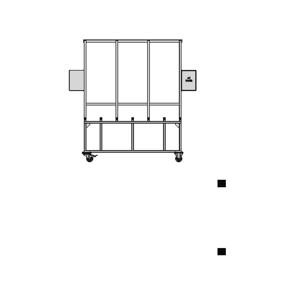 Glass Transport Trolley (Without Separator) | High-Quality CAD Model_0_0_degree_snapshot