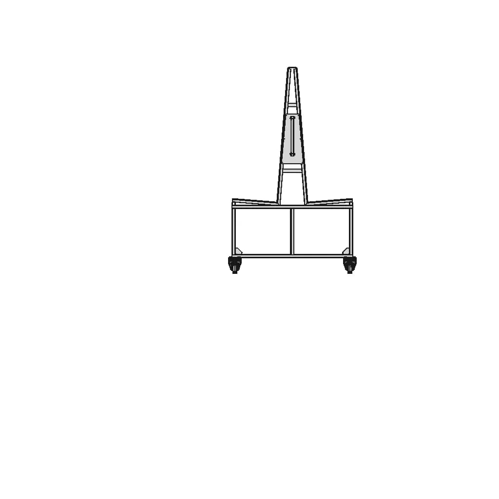 Glass Transport Trolley (Without Separator) | High-Quality CAD Model_0_270_degree_snapshot