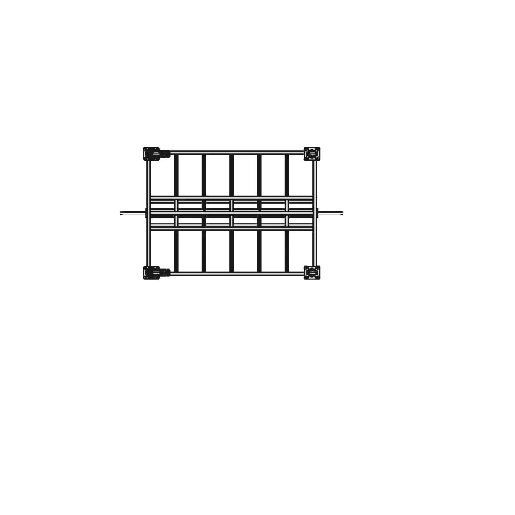 Glass Transport Trolley (Without Separator) | High-Quality CAD Model_90_0_degree_snapshot