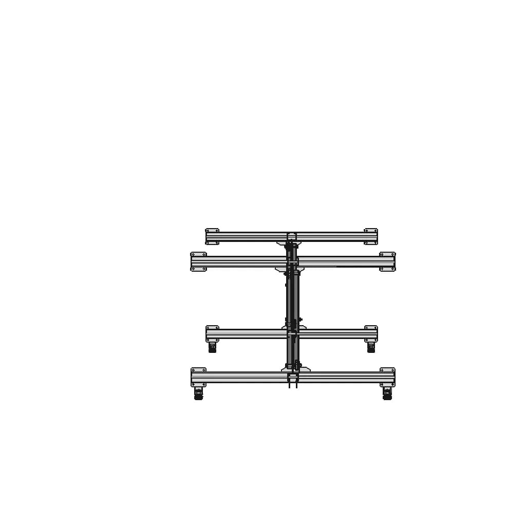 Glass Transport Trolley (Double Sided) - Downloadable CAD Representation_270_0_degree_snapshot