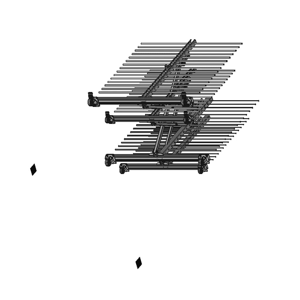 Glass Transport Trolley (Double Sided) - Downloadable CAD Representation_60_30_degree_snapshot