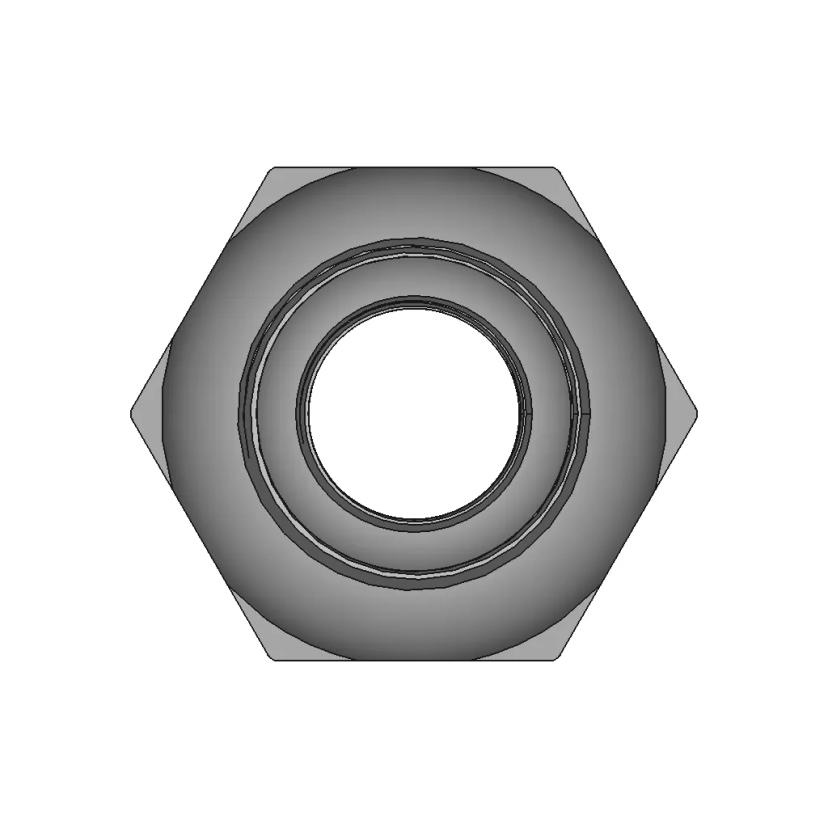 Jis Stud Mount Wheel Lug Nuts - Downloadable CAD Representation