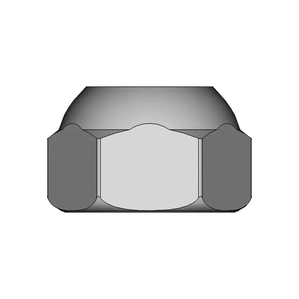 Jis Stud Mount Wheel Lug Nuts - Downloadable CAD Representation_90_0_degree_snapshot
