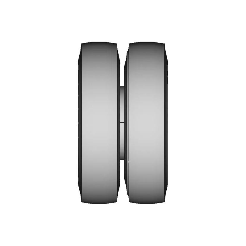 Demountable Dual Rear Wheel 10.00 R20 - Standard Mechanical Component