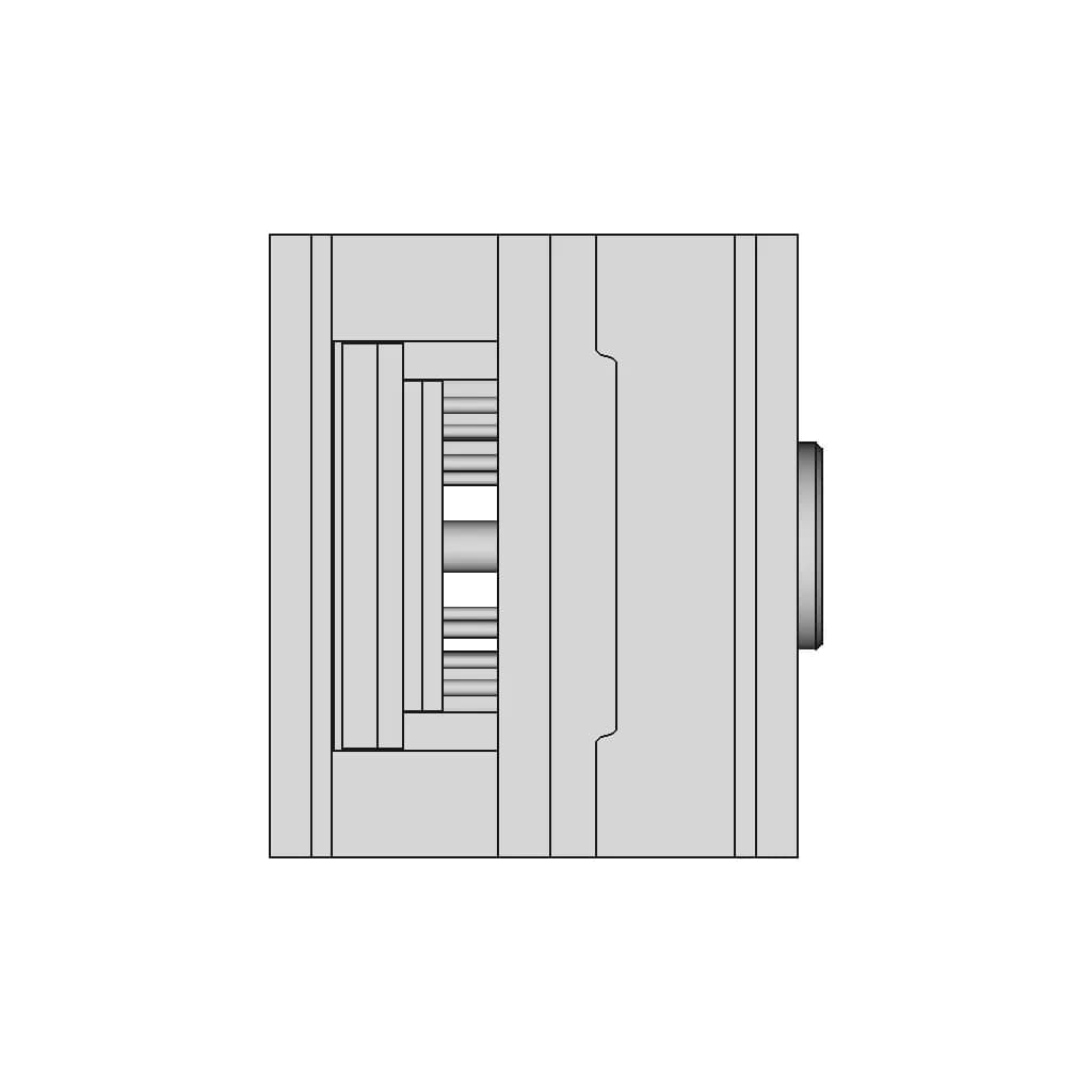 Multi Cavity Mould In Nx - Downloadable CAD Representation_0_270_degree_snapshot