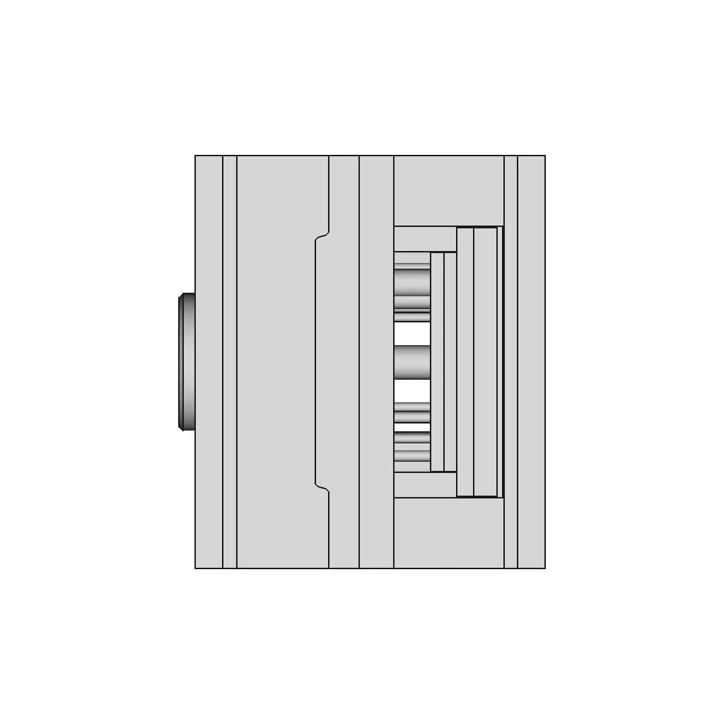 Multi Cavity Mould In Nx - Downloadable CAD Representation_0_90_degree_snapshot