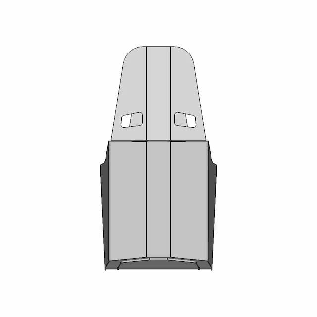 Aluminium Race Seat - Downloadable CAD Representation