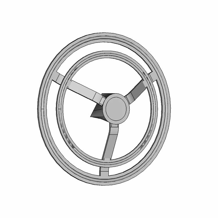 Handle Design (Steering Wheel) | High-Quality CAD Model
