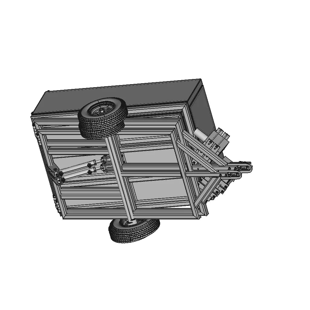Hydraulic Trailer - Standard Mechanical Component_60_30_degree_snapshot