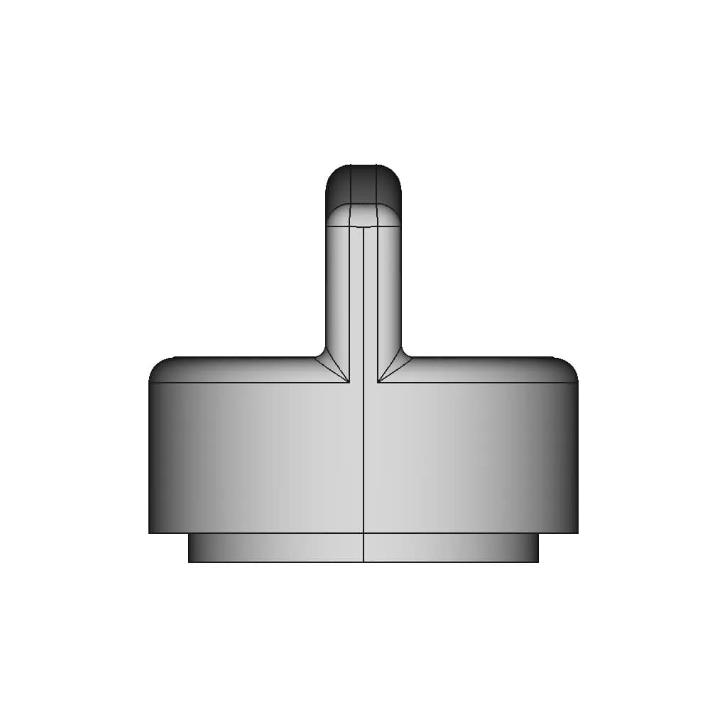 Rubbercase Start Key Yamaha Viper Snowmobile - Standard Mechanical Component_0_90_degree_snapshot