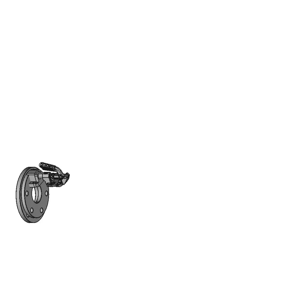 Kukamet 531-4 Serisi Ile Bir Kilitleme Mekanizması | High-Quality CAD Model_60_30_degree_snapshot
