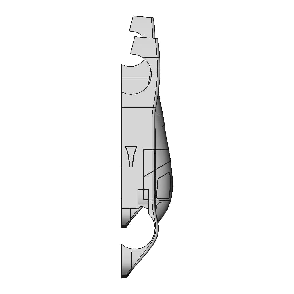 Rc Car Body C90 For "Streetbasher" - Standard Mechanical Component_0_270_degree_snapshot