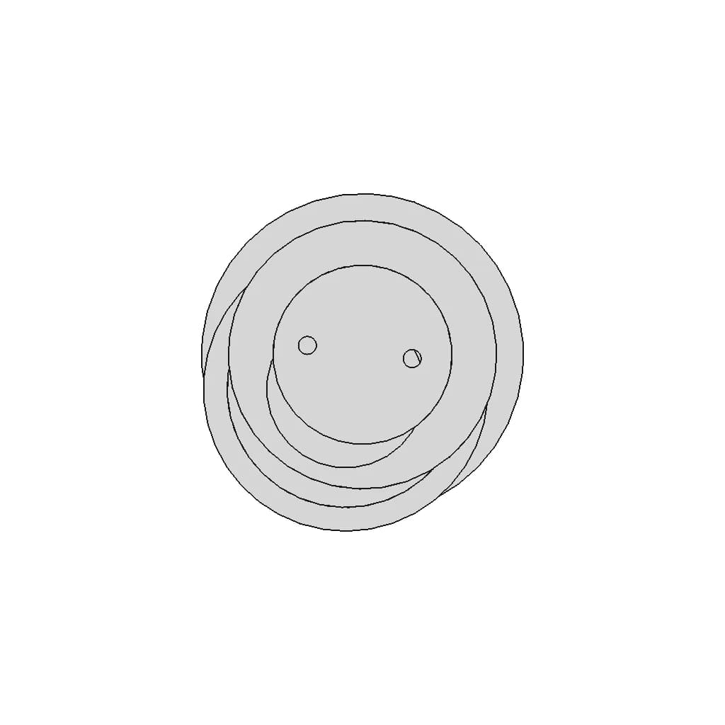 Led Red Inox 8Mm | High-Quality CAD Model_90_0_degree_snapshot