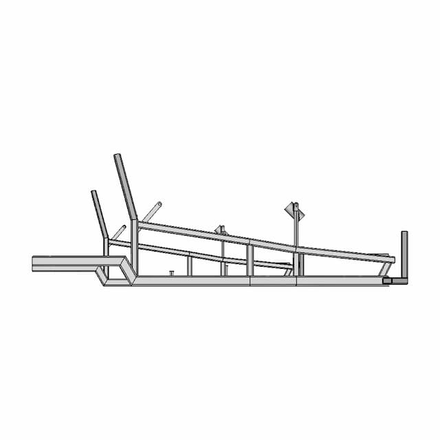 Engine Powered Go-Kart Chassis | High-Quality CAD Model