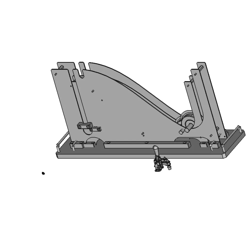 Rubber Gloves Testing Tool | High-Quality CAD Model_60_30_degree_snapshot