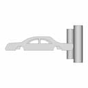 Crash Test Car Vs Pole Cae Fea Simulation | 3D Engineering Design File_0_0_degree_snapshot