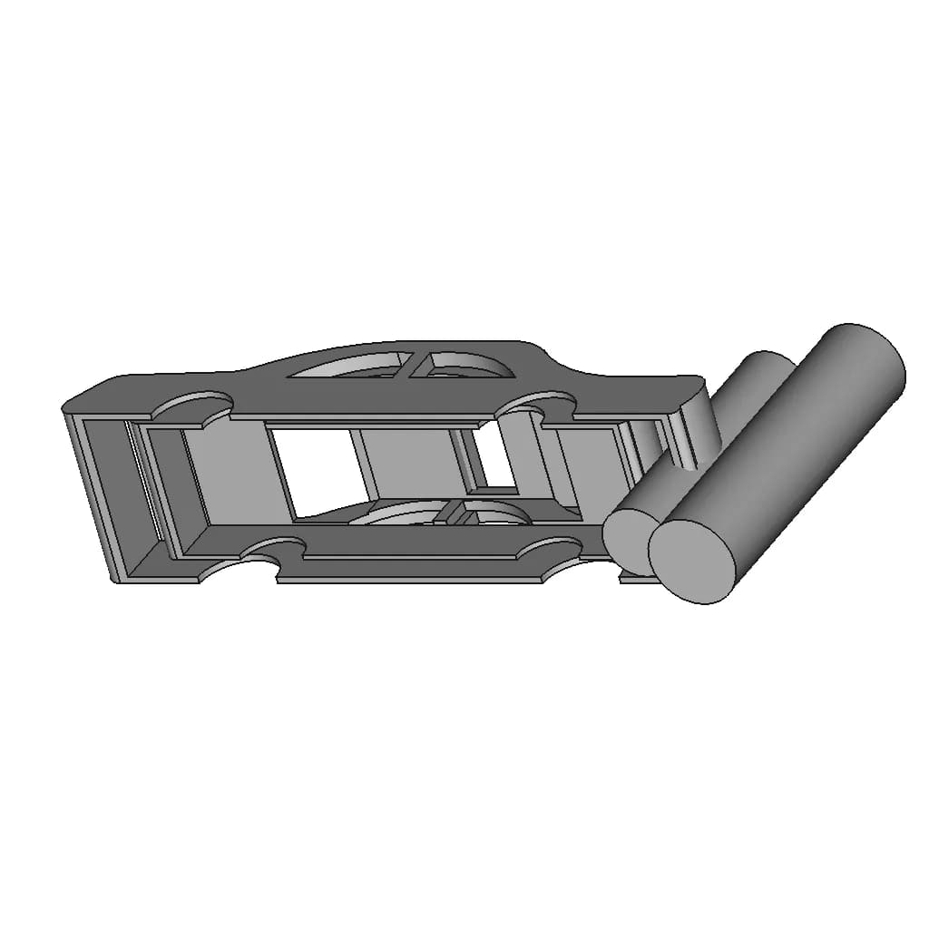 Crash Test Car Vs Pole Cae Fea Simulation | 3D Engineering Design File_60_30_degree_snapshot