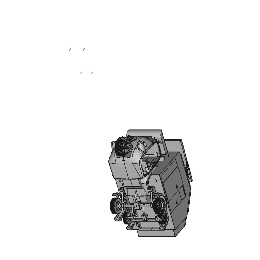 Movable Solar Panel In A Van - Downloadable CAD Representation_60_30_degree_snapshot