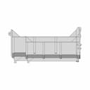 5 Cubic Meter Garbage Bin Heavy-Duty For Roll Over Truck - Standard Mechanical Component_0_270_degree_snapshot