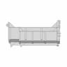 5 Cubic Meter Garbage Bin Heavy-Duty For Roll Over Truck - Standard Mechanical Component_0_270_degree_snapshot