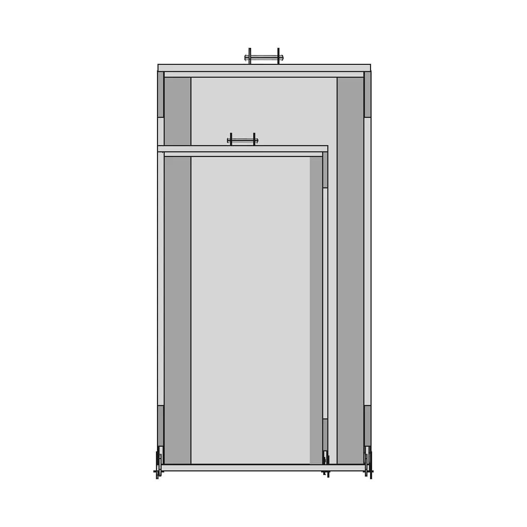 5 Cubic Meter Garbage Bin Heavy-Duty For Roll Over Truck - Standard Mechanical Component_270_0_degree_snapshot