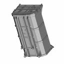 5 Cubic Meter Garbage Bin Heavy-Duty For Roll Over Truck - Standard Mechanical Component_60_30_degree_snapshot