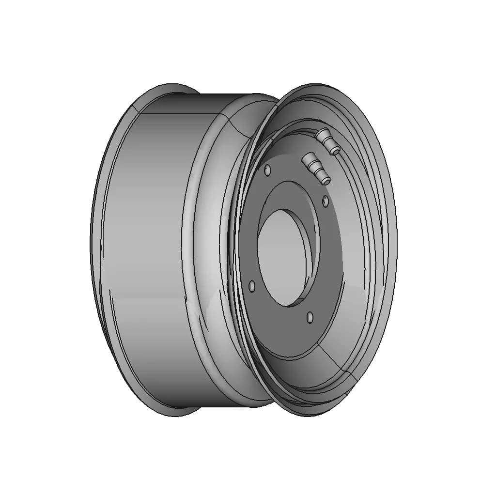 Fsae Rear Hub Design | 3D Engineering Design File_60_30_degree_snapshot
