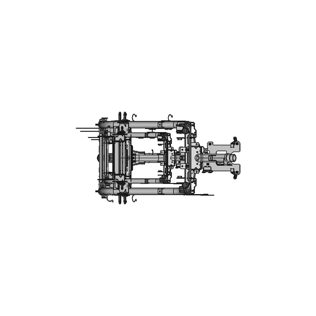 High-Detail Electric Scooter Chassis 3D Model - Downloadable CAD Representation_0_270_degree_snapshot