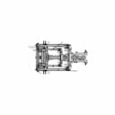 High-Detail Electric Scooter Chassis 3D Model - Downloadable CAD Representation_0_270_degree_snapshot