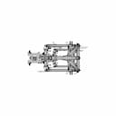 High-Detail Electric Scooter Chassis 3D Model - Downloadable CAD Representation_0_90_degree_snapshot